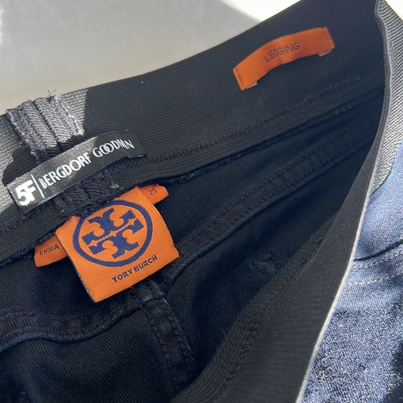 Tory Burch Navy Cropped Legging Size 25 - Picture 2 of 6